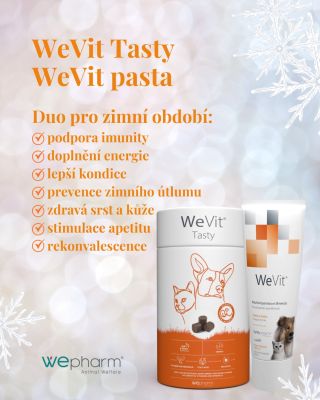 I mazlíčci potřebují v zimě extra podporu. ❄️Chlad, kratší procházky a změna režimu můžou snížit vitalitu, imunitu i...